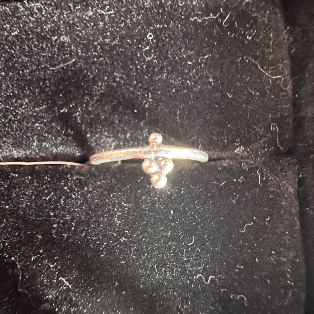 Sterling silver pinky ring